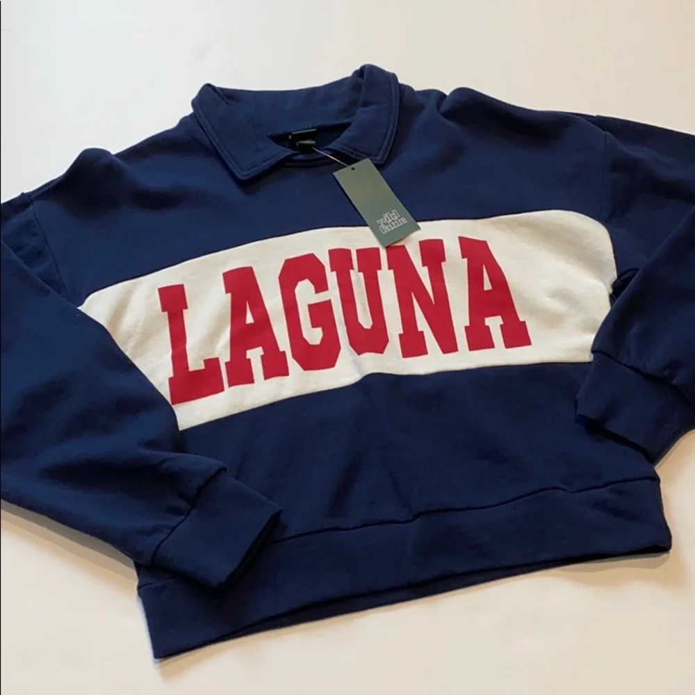 Wild Fable Juniors XSmall Laguna Collared Sweatshirt (D3) - Picture 1 of 10